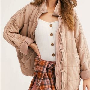 Free People Dolman Quilted Jacket